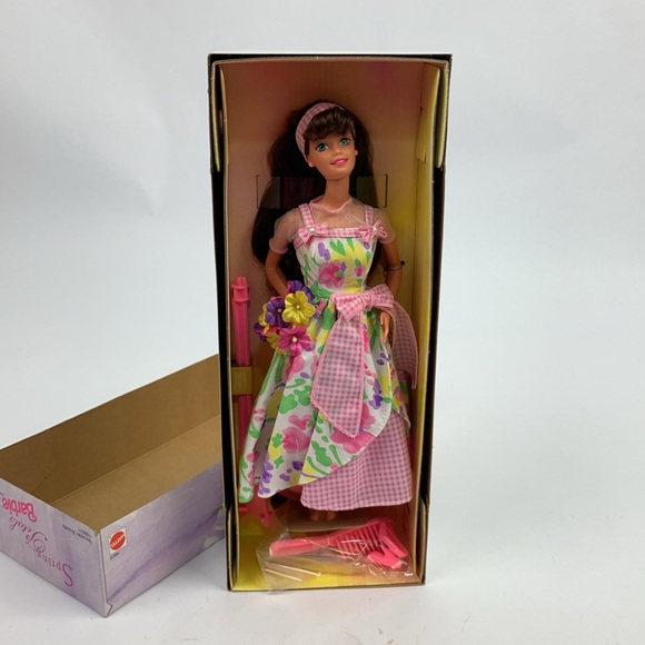 Spring Petals Barbie Special Edition collectible 1996 Mattel 2nd series NWT - Picture 4 of 12